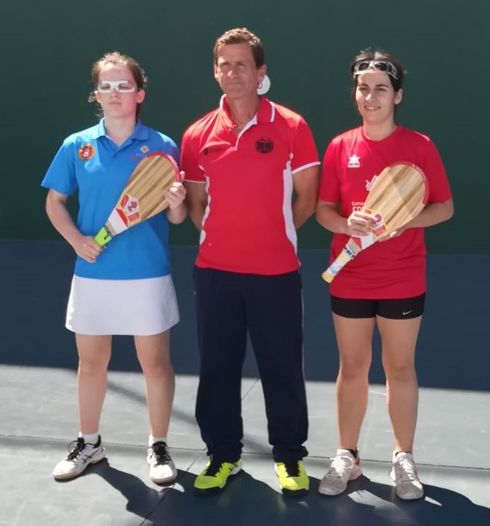 Amaia Espinal jugará las semifinales del Federaciones F30M de Paleta Goma Sub 22.